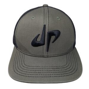 Dude Perfect Snapback Trucker Hat Green One Size Adjustable Mesh Back 6 Panel